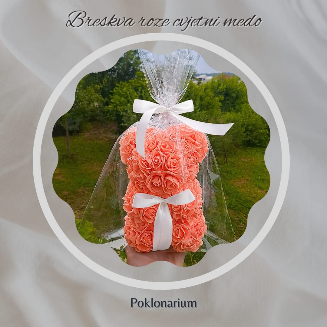 Breskva roze cvjetni medo